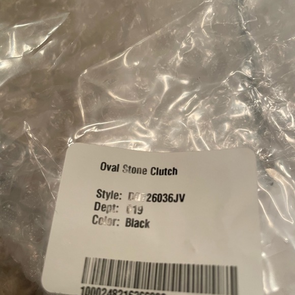 Joan Vass Beautiful Crystal stone encrusted Clutch - Picture 10 of 12